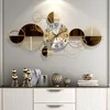Relojes de pared para el hogar, sala de estar, reloj de hierro, decoración nórdica decorativa para el hogar, creativa personalizada