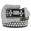 Bb Simon Cintos Top Quality Luxury Designer Belts Cintos de designer para homens mulheres cinto de diamante brilhante preto em preto azul branco com strass brilhantes como presente