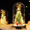 Ornamentos de decoração de festa leve de LED de Natal Luzes de tampa de vidro internas para presentes criativos do festival para Natal