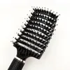5 Colors Professional Combs Nylon Tangle Hair Brush Round Detangle Hairs Comb Hairdresser Wet Curly Detangle Hairbrush
