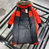 Doudoune longue à capuche pour femme, manteau d'hiver du nord du Canada, veste épaisse avec col de loup véritable, Protection contre le froid de niveau 5, Xs-xl