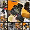 Designer Boots Paris Luxury Brand Boot äkta läder Martin Ankle Booties Woman Short Boot Sneakers Trainers Sandaler Sandaler av Shoebrand W193 11