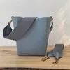 axelväskor handväska crossbody totes stor kapacitet äkta läder elefant grå 25 cm klassisk designer väska handväskor sangle hinkväska