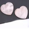 자연 흑요석 팜 스톤 크리스탈 치유 보석 장식 걱정 요법 심장 모양