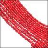 Other See Pic Natural Red Coral Beads Irregar Shape Loose For Women Diy Bracelets Necklace Jewely Exquisite Gift Size 8X9Mmsee Brit22 Dhdeo