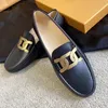 Designer slippers schoenen loro p mannen en dames doudou schoenen jurkshoes metalen ketting decoratie lederen platte casual single luie comfortabele lefushoes loafers met doos