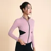 Womens Yoga Wear Sports Jacket Autumn Winter Fitness Long Sleeve Casual Running Quick Dry Tight Top
