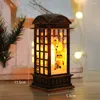 Decorazioni natalizie per la casa Babbo Natale Snowman LED Candela Light Light Lantern Nail Gifts Decor Navidad Year 2022