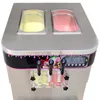 ETL CE Snack-Food-Maschine Küche 3 Geschmacksrichtungen Joghurt-Gelato-Softeismaschine mit Kältemittel