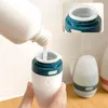 Butelki do przechowywania przenośny dozownik dużej pojemności butelek silikonowy do mycia toaletowe akcesoria do toalety do toalety