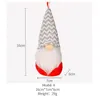 Décorations de Noël Coloré LED Poupée Tricotée Avec Whisker Party Gnomes Pendentif Vacances Plaid Snowflower Père Noël Cadeaux BBB16353