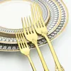 Geschirr-Sets, goldenes Vintage-Geschirr, 18/10-Besteck, Edelstahl-Besteck, Abendessen, Messer, Gabel, Löffel, Hochzeit, Weihnachten, Western-Besteck