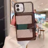 Fashion Designer Wallet Phone Cases for iPhone 14 14pro 14plus 13 12 11 pro max XR Xsmax Card Holder Photo Pocket Leather Luxury Cellphone Cover Case