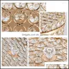 Jewelry Pouches Bags Jewelry Pouches European Crystal Candy Tray Cosmetics Storage Box Wedding Decoration Props Fruit Plate Drop Del Dhatn