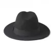 Beanie/Skull Caps 2Big Size 56-58 59-61CM % Wool Men Felt Trilby Fedora Hat For Gentleman Wide Brim Top Cloche Panama Dad Sombrero Cap T221013
