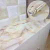 Window Stickers Marble Decorative Film Self-adhesive Wallpaper Contact Paper For Kitchen Countertops Living Room TV Background Wall