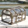 Retro Kunststoff Transparent Pirate Schatz Box Party Liefert Kristall Edelstein Schmuck Lagerung Organizer Schmuckstück Andenken Schatz JNB16314