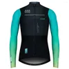 Rennjacken Frühling Herbst Herren Radtrikot Langarm MTB Sport Reithemd Schnelltrocknende Fahrradbekleidung Jacke