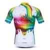 Kurtki wyścigowe Ufobike Męskie Summer Letni krótkie rękawie Pro Cycling Jersey Mountain Rower Clothing Maillot Ropa Ciclismo