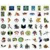 50st Cartoon Anime Ben 10 klistermärken Ben Tennyson Graffiti Kids Toy Skateboard Car Motorcykel cykelklistermärke Dekaler Partise