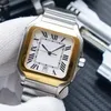 2022S quare Watches 40mm Genuine Stainless Steel Mechanical Watches Case Bracelet Fashion Mens Watch Male Wristwatches Montre De Luxe