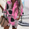 Kvinnors tvådelade byxor Casual Two Piece Set Womens Outfits 2022 Spring Leopard Print Button Shirt Top and Shorts 2 Piece Set Summer Beach Shorts Women T221012