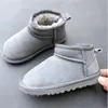 브랜드 어린이 소녀 미니 스노우 부츠 겨울 따뜻한 유아 WGG 소년 어린이 어린이 플러시 따뜻한 신발 크기 EU21-35
