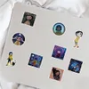 50 pçs filme de desenho animado Coraline O Segredo Porta Adesivo Graffiti Crianças Brinquedo Skate Telefone Laptop Adesivo Bagagem