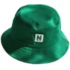 berretti a sfere cappello di secchio verde cappelli per pescatori uomini uomini donne esterne estate ballerino hip hop cotone panama città hat298m