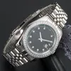 hoogwaardige horloge 36 41 mm ring mond ingelegd met diamant heren precisie duurzaam automatisch mobiel roestvrij staal dames waterdichte lichtgevende machine