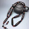 Choker Boutique tibétaine naturelle imprègne le collier de perles à neuf yeux