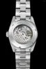 Stjärna lyxklocka armbandsur original klocka för män japansk mekanisk handledsreserv Sapphire glas datum display rostfritt stål
