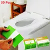 Toiletstoelafdekkingen Wegwerpafdekking Papier Camping El badkamer pad Waterdicht oplosbaar wateraccessoire