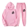 Männer Trainingsanzüge Männer Casual Set Mit Kapuze 2022 Frühling Herbst herren Sportswear Hoodies Hosen 2PCS Sets Drucken Hip Hop straße Lose