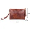 Avondtassen vintage vaste kleur envelop tas dames pu lederen kwastje polshorloge tassen vrouwelijke casual kleine handtassen dag pouch l221014