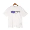 T1ku Chemises pour hommes T-shirts Palms Palmangel City Designer Limited Jet d'encre Lettre Impression Femmes Voilier Manches courtes Casual 41