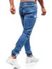 Heren jeans heren skinny jeans pant casual broek 2021 denim zwart homme stretch pocket rits potloodbroek fit streetwear 3xl