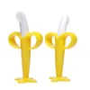 UPS Soft silikonowe zabawki dla dzieci dziecięcego bezpieczne BPA darmowe ząbek bananowy pierścień żucia pielęgnacja dentysty