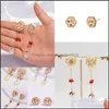 Dangle Chandelier Dangle Chandelier Shell Manual Enment Earring Fashion Plated Gold Earring Jewelry Women Eor Studs New Pattern 6 7 Dhygu