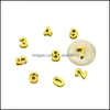 Charms 100pcs/Lot Sliver/Gold Plain/Crystal drijvende medaMtes Charms Fit Living Memory als Family Cadeau voor M1J24 EDC1V 228 Drop DH9DC