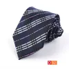 Neck Ties Men Classic Silk Tie Stripe Plaid Mens Business Designer Neckwear Skinny Grooms Necktie for Wedding Party Suit Shirt