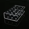 Bakeware Tools Diy Transparent 21 Holes Rectangular Cake Party Holder Displays Stativs Lollipop Candy Wedding