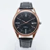 Wristwatches on Sale Auto Date Fashion Gold Men Designer Watch Quartz Leather Belt Analog s Watches Wholesale Wristwatch Gifts Montre Homme