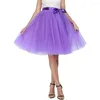 Kjolar midi kjol br￶llop kl￤nning brudt￤rna petticoat med foder n￤t