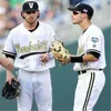 Maillots de baseball nouveau College Baseball Wears NCAA Vanderbilt Commodores Baseball CWS White Gold Black Jersey 22 Jack Leiter's 7 Swanson 2 Harrison Ray 80 Rock