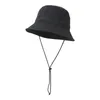 Wide Brim Hats Creative Ladies Beach Fisherman Hat Spring Summer Women Simple Style Solid Color Flat Top Outdoor Sun Protection Bucket Cap