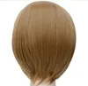 CaseEden Cosplay Brown Hair Brown color Smooth Short Bob wig