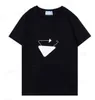 Lyxig T-shirt sommar Herr kortärmad modetröja för kvinnor Ren bomull högkvalitativa skjortor Fritid Klassiskt mönster Storlek S-XXL