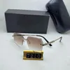 Luxury Man okulary designerskie okulary przeciwsłoneczne Kobiety moda bezramkowa prostokąt okulary przeciwsłoneczne UV400 Okulss męskie okulary