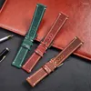 Watch Bands Handmade Vintage Genuine Leather Watchband Quick Release Straps 18mm 20mm 22mm 24mm Replace Bracelet Men Band